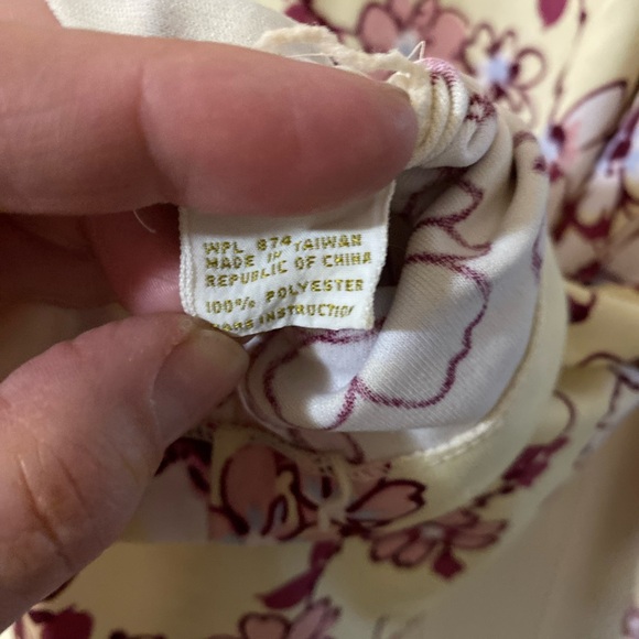 60’s Vintage polyester blouse (medium) - Picture 2 of 4